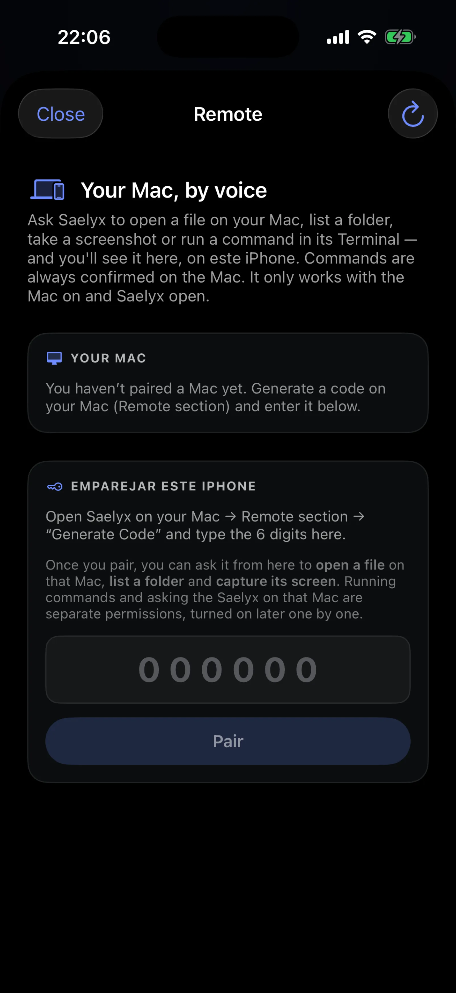 Remote on the iPhone