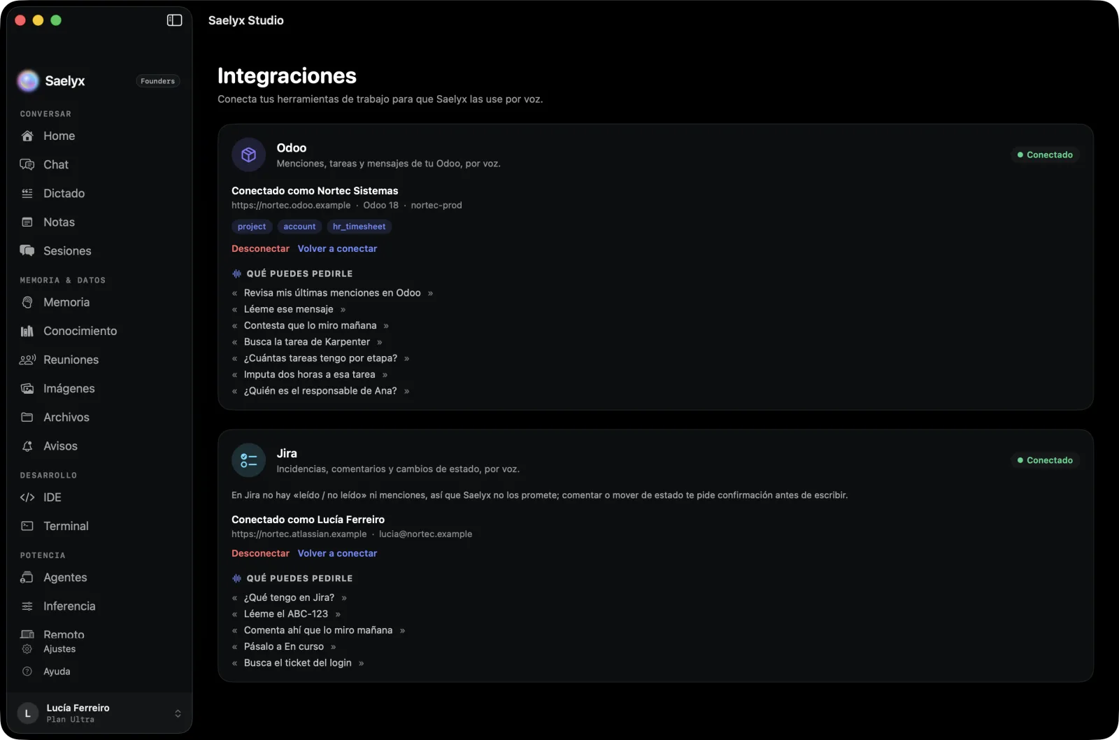 Integrations on the Mac